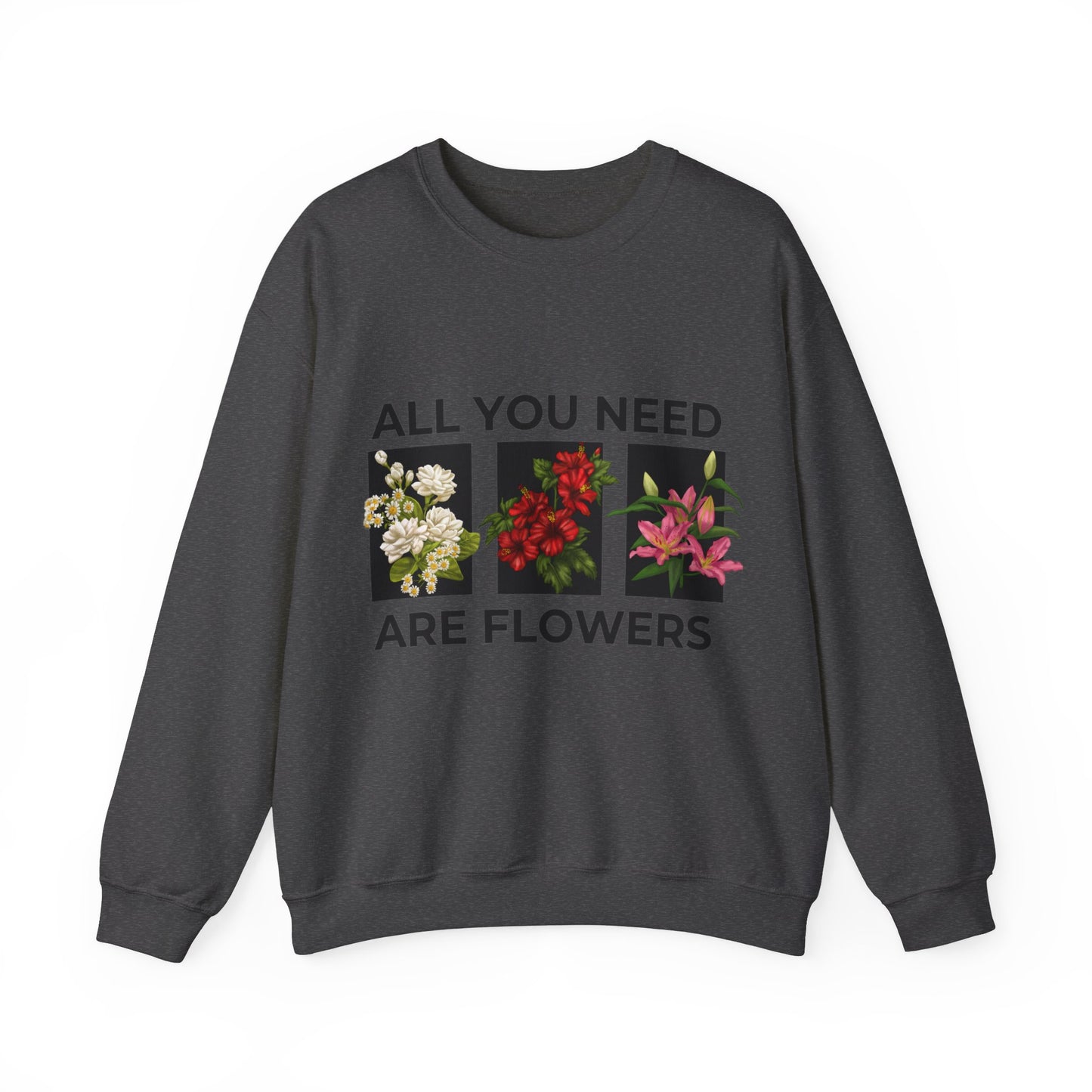 Flowers Heavy Blend™ Crewneck Sweatshirt