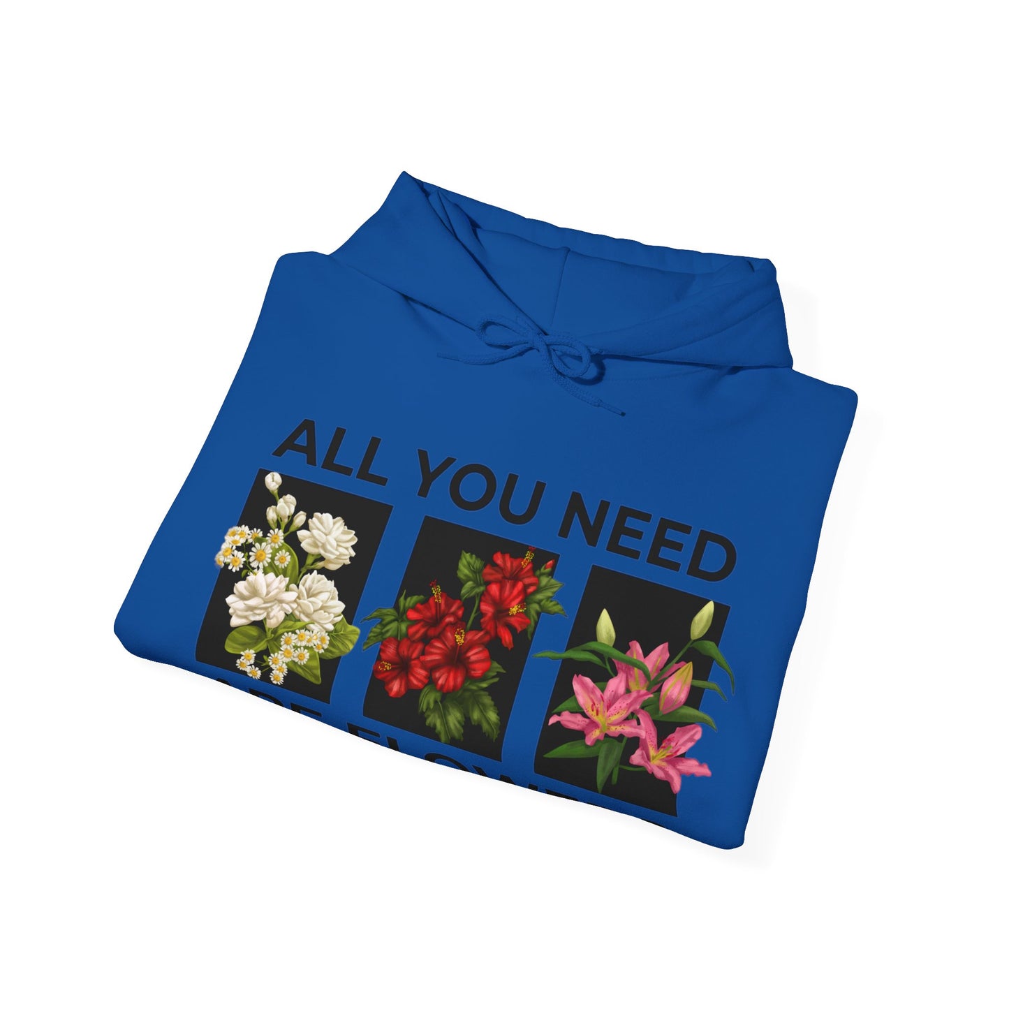 Flowers Heavy Blend™ Hooded Sweatshirt