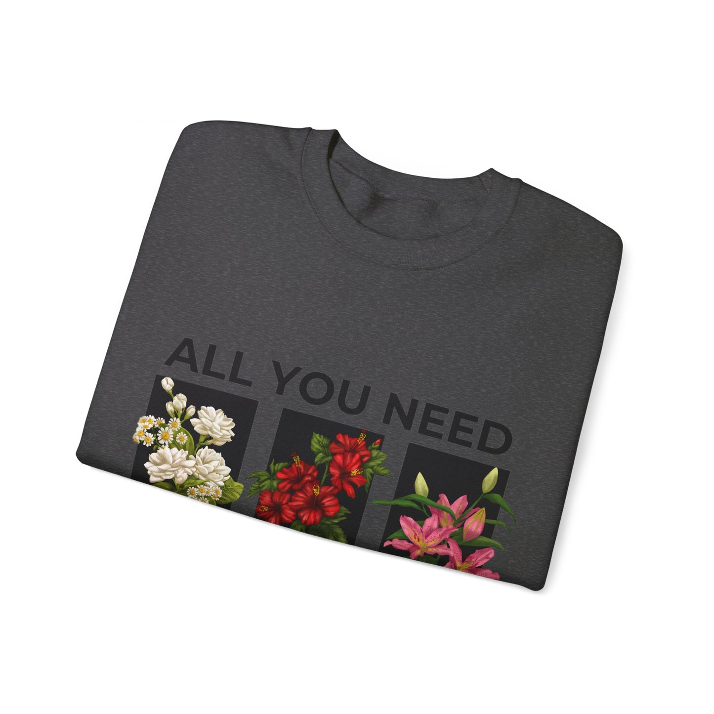 Flowers Heavy Blend™ Crewneck Sweatshirt