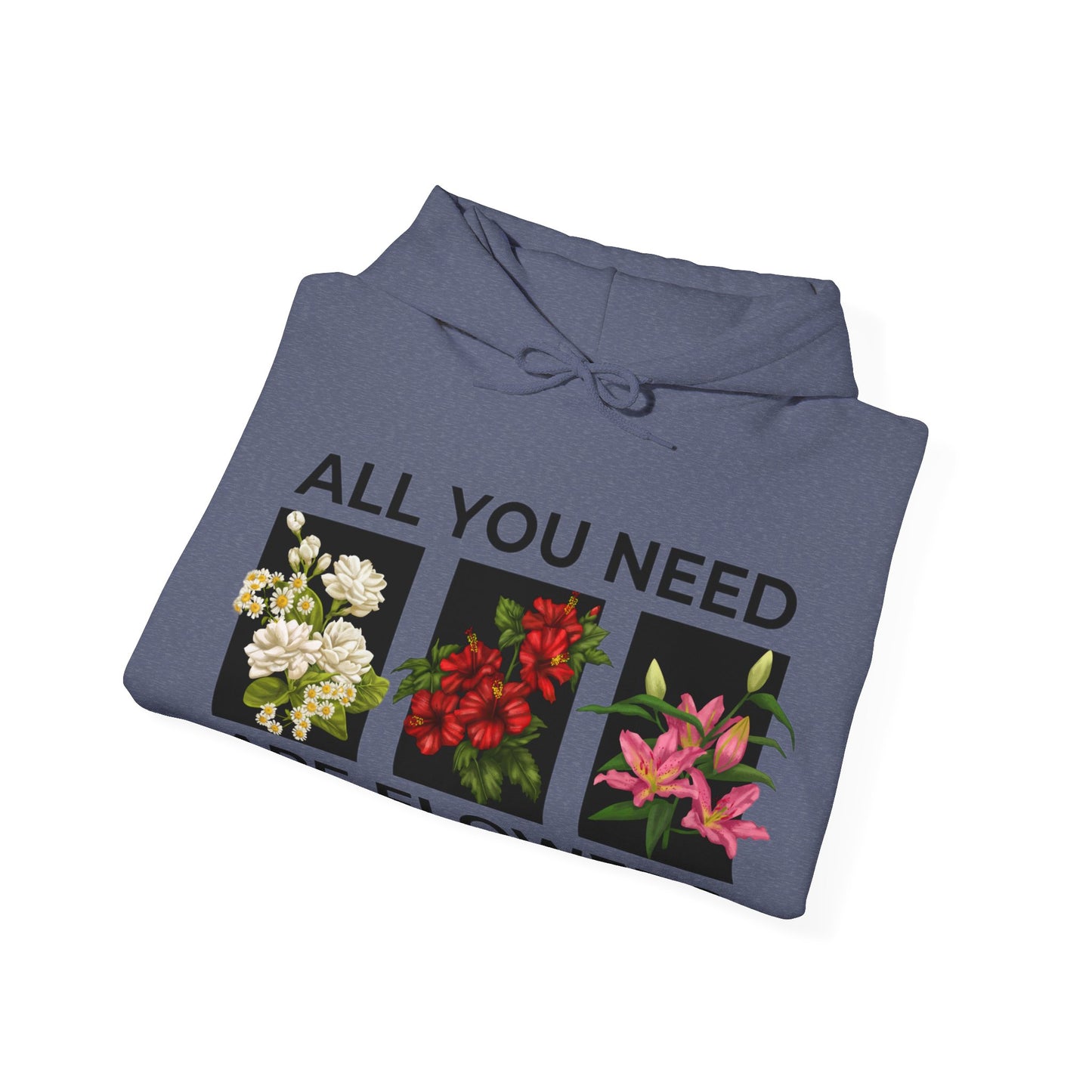 Flowers Heavy Blend™ Hooded Sweatshirt