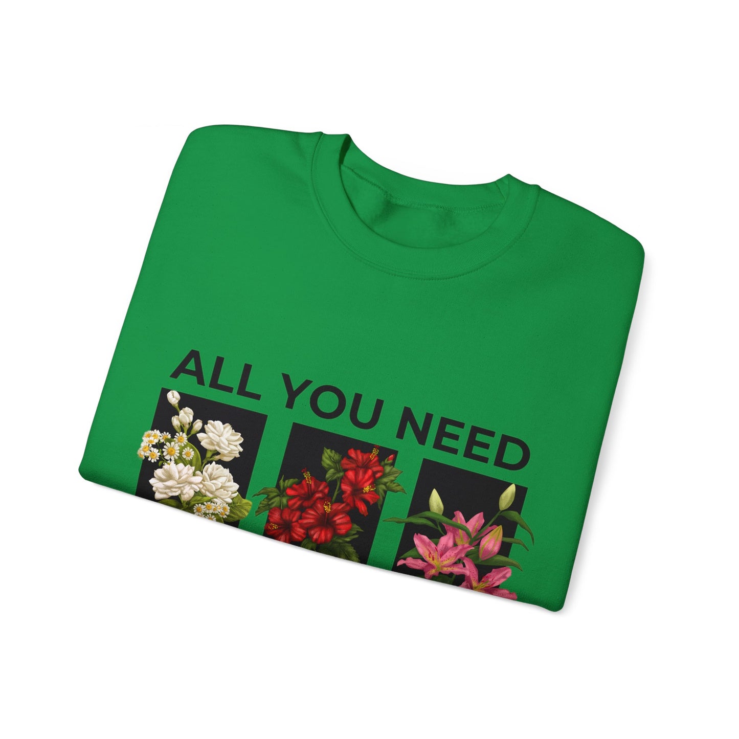 Flowers Heavy Blend™ Crewneck Sweatshirt