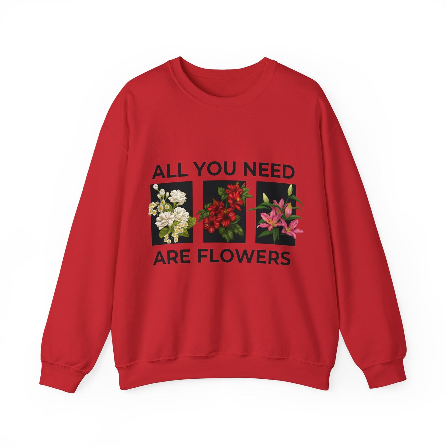 Flowers Heavy Blend™ Crewneck Sweatshirt