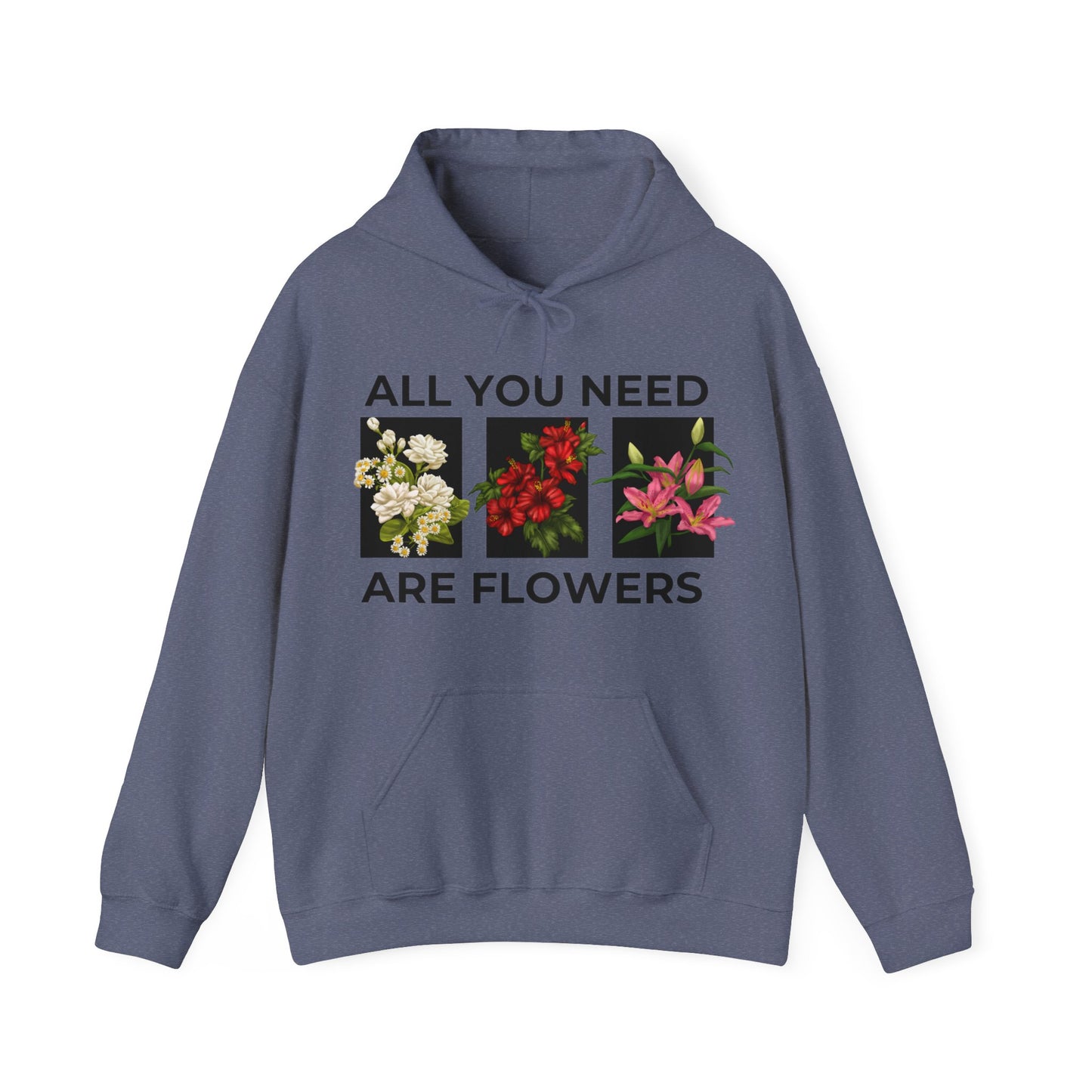 Flowers Heavy Blend™ Hooded Sweatshirt