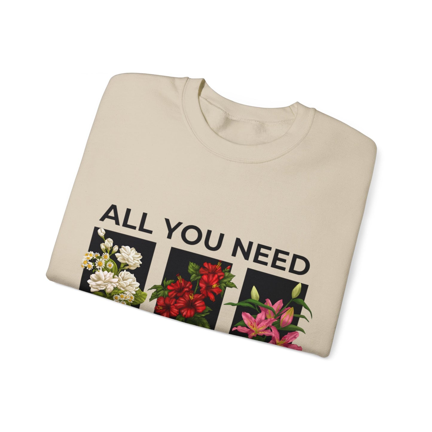 Flowers Heavy Blend™ Crewneck Sweatshirt