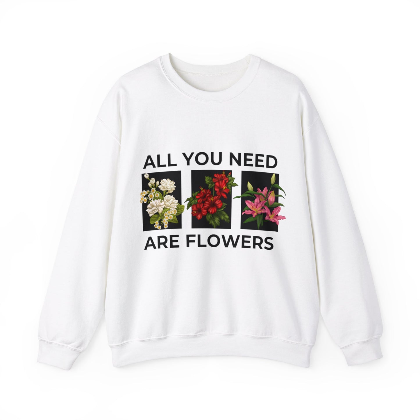 Flowers Heavy Blend™ Crewneck Sweatshirt