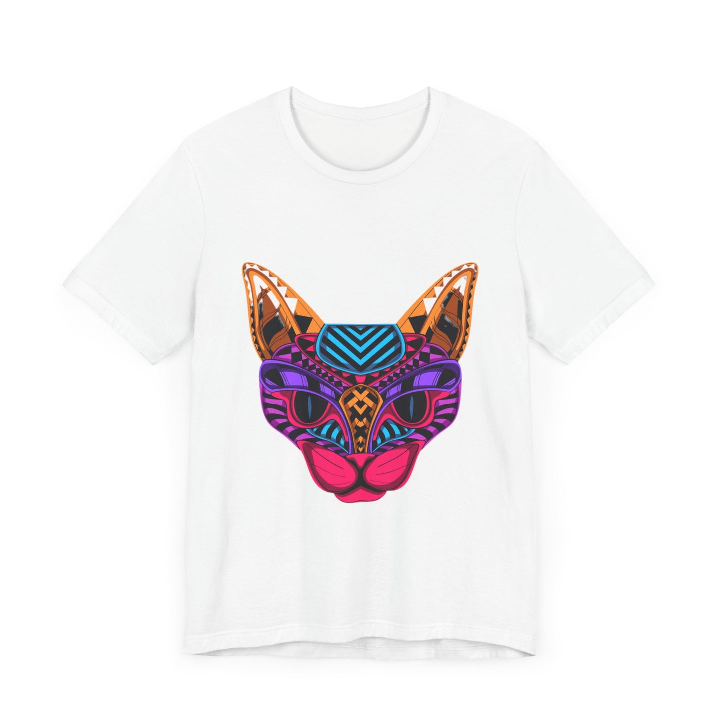 Jersey Short Sleeve Tee with Dragon Cat