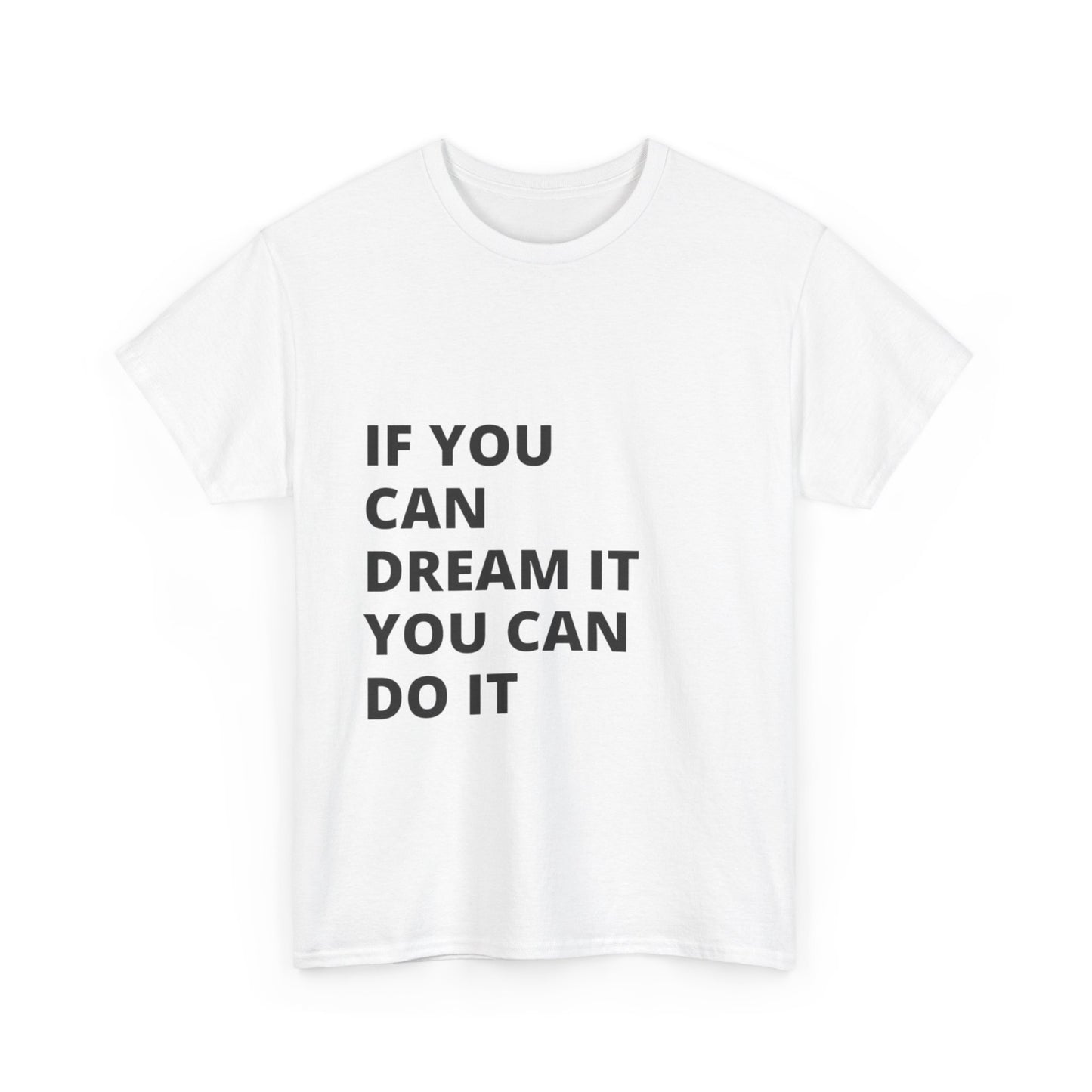 Heavy Cotton Tee Motivation Text