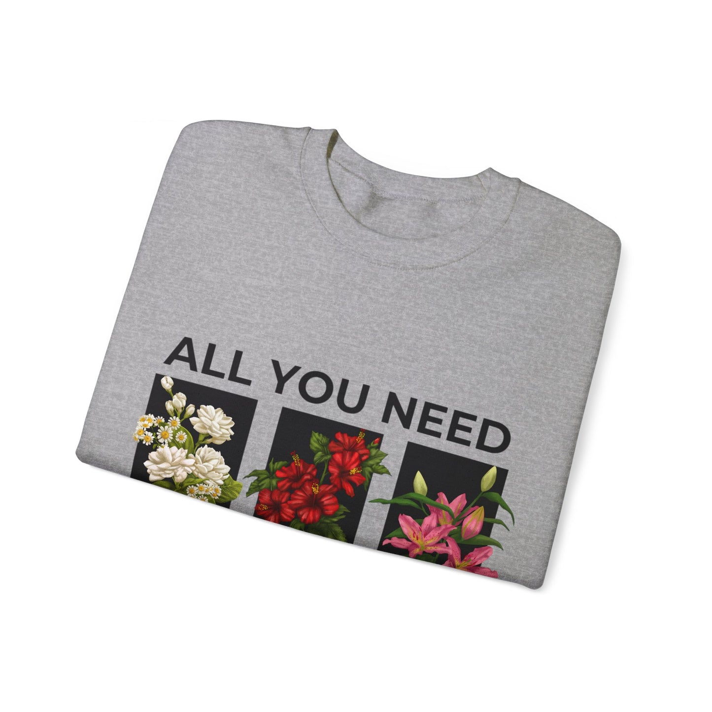 Flowers Heavy Blend™ Crewneck Sweatshirt