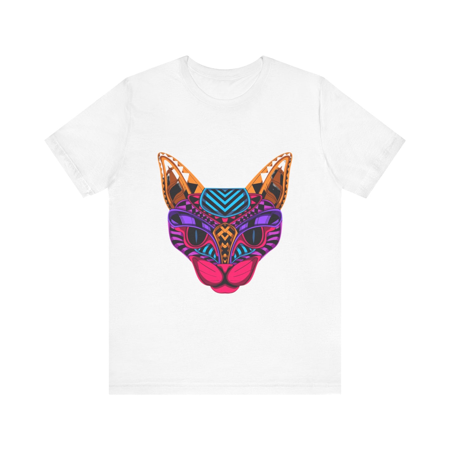 Jersey Short Sleeve Tee with Dragon Cat