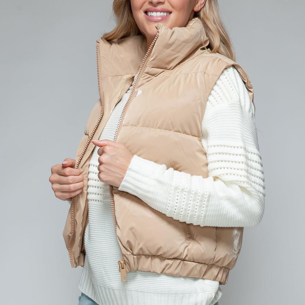 Snobbish Fine Fur Lining Quilted Vest