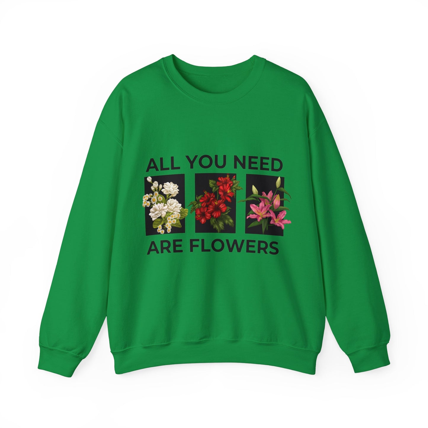 Flowers Heavy Blend™ Crewneck Sweatshirt