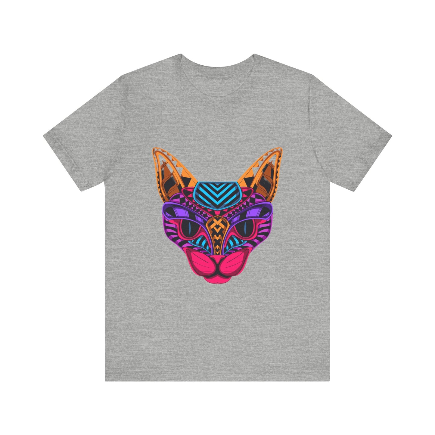 Jersey Short Sleeve Tee with Dragon Cat