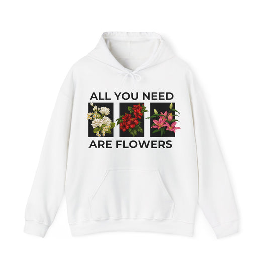 Flowers Heavy Blend™ Hooded Sweatshirt