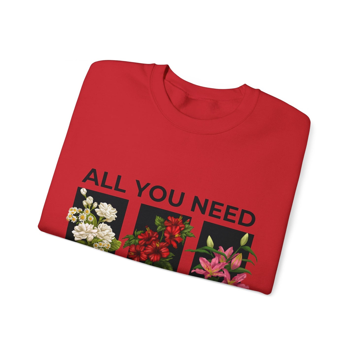 Flowers Heavy Blend™ Crewneck Sweatshirt