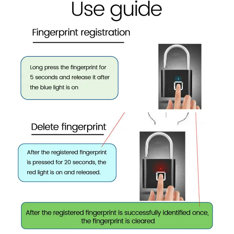 Smart Keyless Fingerprint Lock