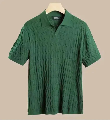 Slim Fit Knitted 2024 Polo Shirt