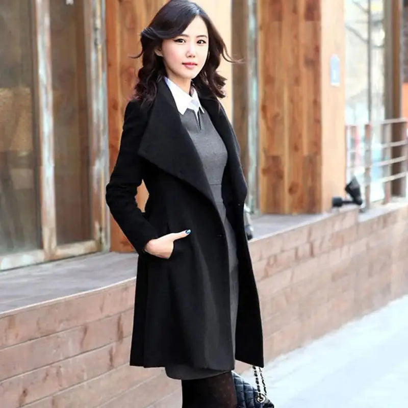 Winter Cashmere Long Women's Coat