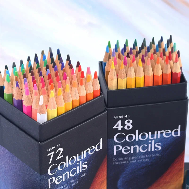 12/18/24/36/48/72 Wooden Colored Pencils Set Coloring Colorful Art Supplies For Artist Drawing Writing Back To School Stationery