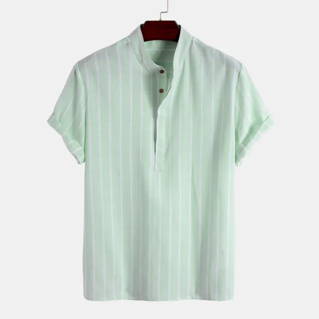 Cotton Linen Shirt Men's Summer 2024