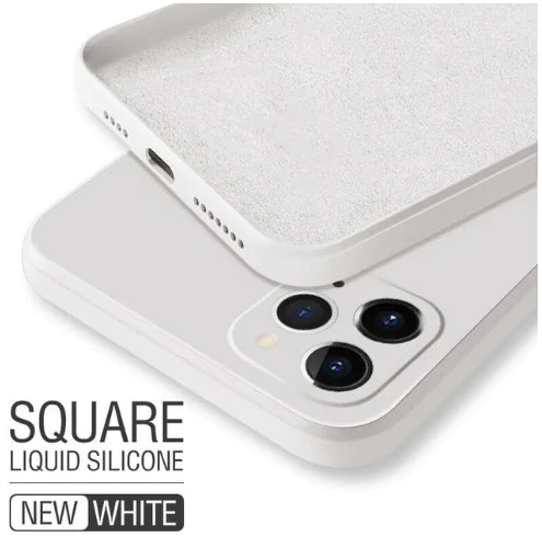 Square Liquid Silicone Phone Case