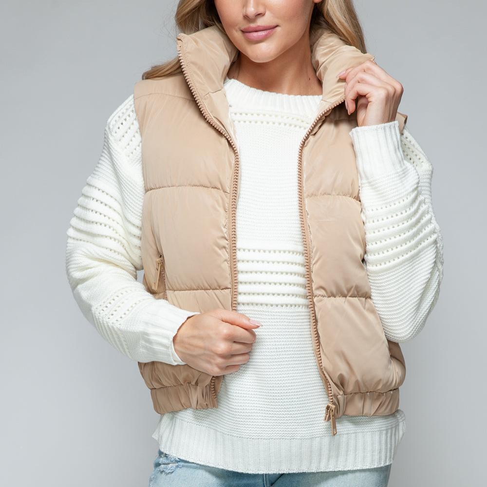 Snobbish Fine Fur Lining Quilted Vest