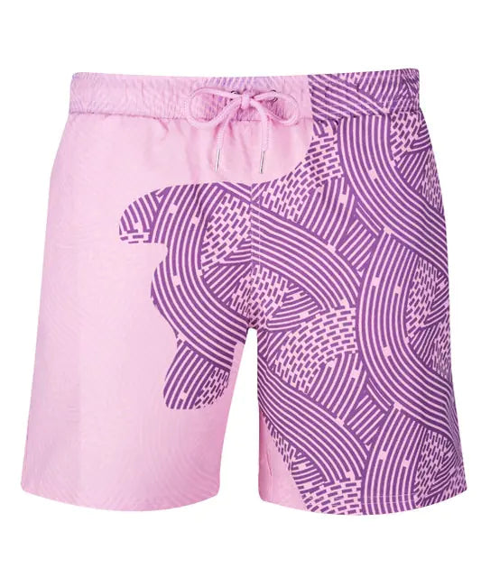 Magical Change Color Men's Beach Shorts