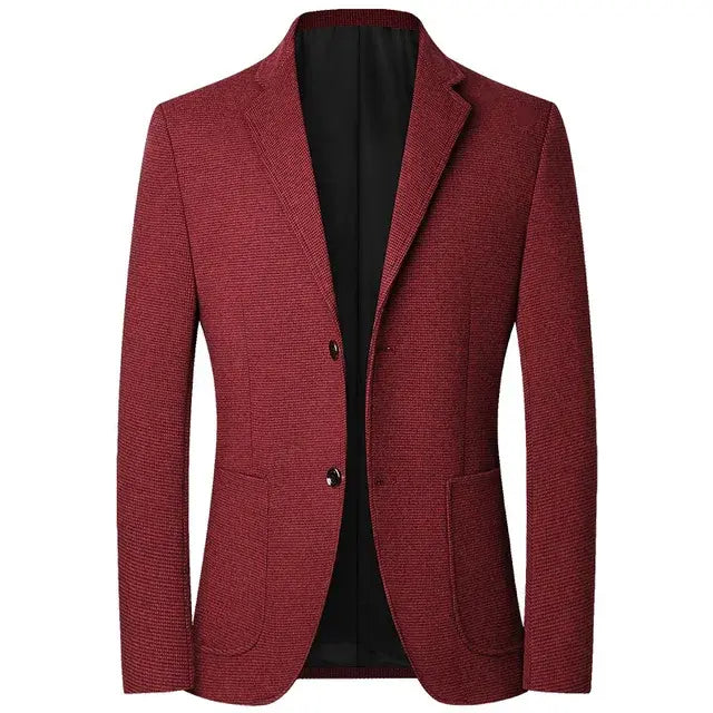 2024 Autumn Men Blazers Suits Jackets Business Casual Suit Wool Coats High Quality Male Slim Fit Blazers Jackets Blazers Coats