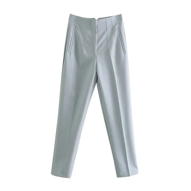 High Waist Streetwear Trousers