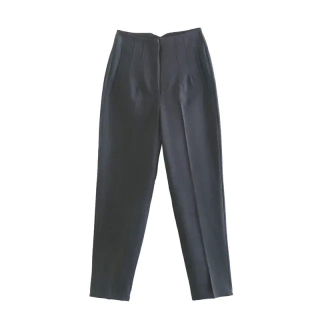 High Waist Streetwear Trousers