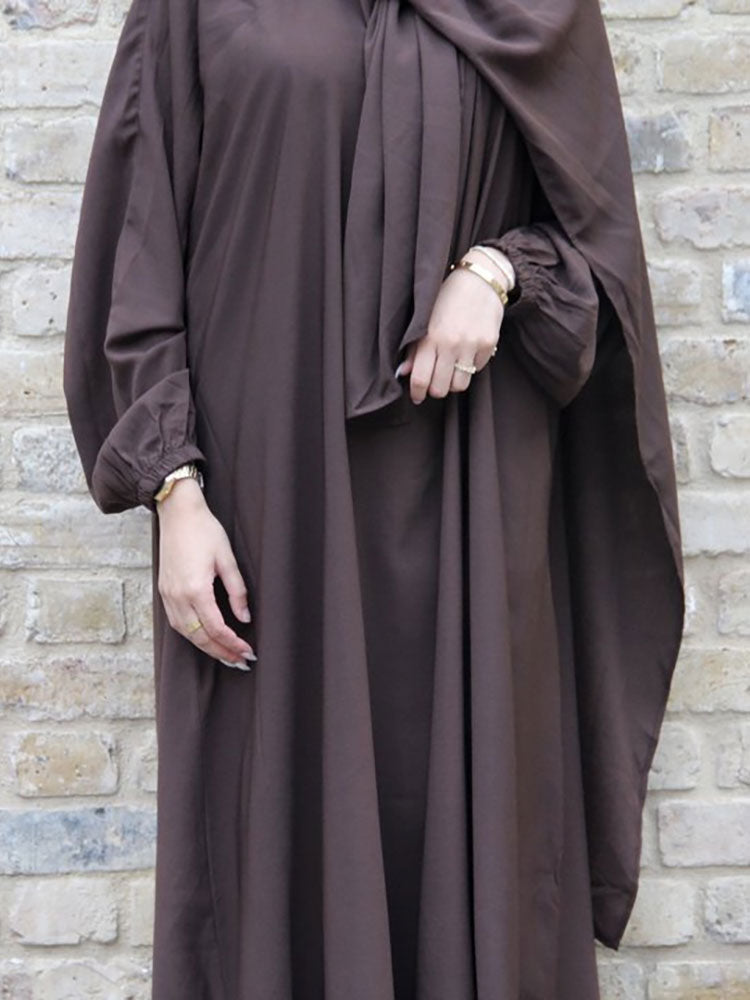 Hooded Abaya Long Dresses Women