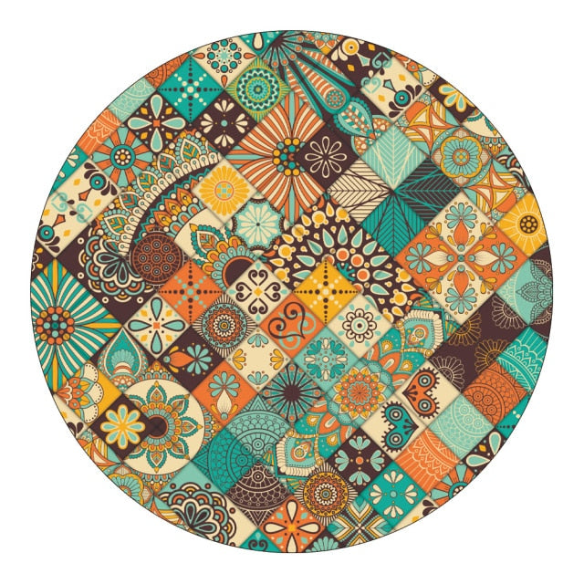 Mandala-Style Rug