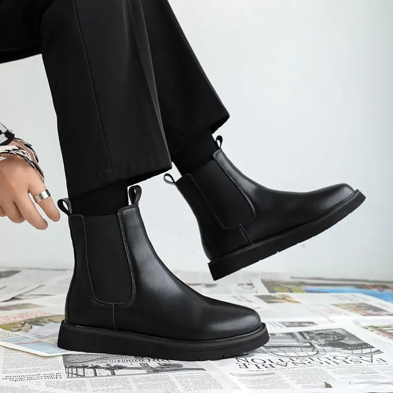 Men Chelsea Boots Brand Retro Comfortable 2023 Fashion Men Boots #901